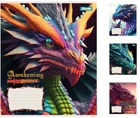 Тетради ученические 12 листов линия. 1В Dragon, 25 шт. в упаковке