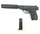 Пістолет із глушником металевий страйкбольний страйкбольний - зображення 5