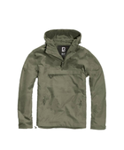 Армійська водонепроникна куртка анорак з капюшоном Brandit Оліва XL (Kali) - зображення 3