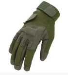 Защитные рукавицы FQ16S003 полнопалые перчатки с оболочкой для костяшек рук воздухопроницаемые регулировка манжетов на липучке оливковые L (Kali) - изображение 2