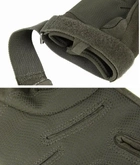 Захисні рукавиці FQ16S003 повнопалі перчатки з оболонкою для кісточок рук повітропроникні регулювання манжетів на липучці оливкові L (Kali) - зображення 8