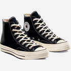 Wysokie Buty sportowe damskie Converse Chuck 70 Canvas 162050C 38 (5.5US) 24,5 cm Black/Black/Egret (888755675199) - obraz 3