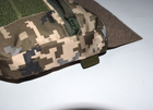 Напашник сумка, паховый подсумок тактический утилитарный с креплением к плитоноске на велкро Пиксель - изображение 7