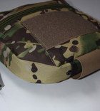 Напашник сумка, паховый подсумок тактический утилитарный с креплением к плитоноске на велкро Мультикам - изображение 2