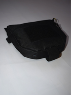 Напашник сумка, паховый подсумок тактический утилитарный с креплением к плитоноске на велкро Черный - изображение 10