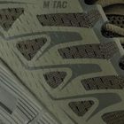 Мужские легкие летние кроссовки с сеткой воздухопроницаемые M-Tac Summer sport кеды спортивные повседневные прорезиненный носок и пятка оливковые 43 - изображение 5