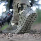 Спортивні чоловічі кросівки сітка повітропроникна дихаюча M-Tac Summer sport повсякденні для активного відпочинку посилена п'ята і носок олива 46 - зображення 8