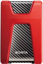 Жорсткий диск ADATA DashDrive Durable HD650 1TB AHD650-1TU31-CRD 2.5" USB 3.1 External Red - зображення 1