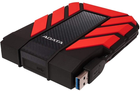 Dysk Twardy ADATA DashDrive Durable HD710 Pro 1TB AHD710P-1TU31-CRD 2.5" USB 3.1 Zewnętrzny Czerwony - obraz 3