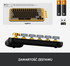 Klawiatura bezprzewodowa Logitech POP Keys Wireless Mechanical Keyboard Blast Yellow (920-010735) - obraz 8