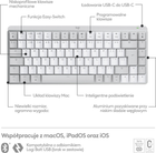 Клавіатура бездротова Logitech MX Keys Mini For Mac Wireless Illuminated Pale Grey (920-010799) - зображення 4