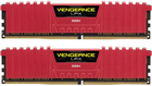 Оперативна пам'ять Corsair DDR4-3200 16384MB PC4-25600 (Kit of 2x8192) Vengeance LPX Red (CMK16GX4M2B3200C16R) - зображення 1