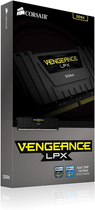 Оперативна пам'ять Corsair DDR4-2400 8192MB PC4-19200 Vengeance LPX Black (CMK8GX4M1A2400C14) - зображення 4