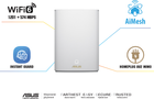 Router Asus ZenWiFi AX Hybrid XP4 2PK AX1800 Biały - obraz 4