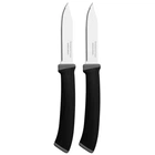 Набор ножей Tramontina Felice Black Vegetable Serrate 76 мм 2 шт (23491/203)