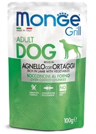 Влажный корм для собак Monge Dog Wet GRILL Ягненок с овощами