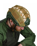 Чехол кавер для шлема типа FAST цвет Пиксель - изображение 1