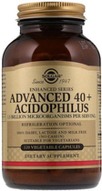 Suplement diety Solgar Advanced 40+ Acidophilus 120 kapsułek (0033984000292) - obraz 1