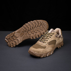 Черевики тактичне взуття кросівки полегшені (літо) натуральна гідрофобна шкіра Койот 43 - зображення 4