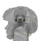 Адаптер MHZ, кріплення для активних навушників на шолом 19-21мм, затискний, комплект - зображення 2