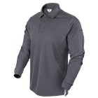 Тактичне поло на довгий рукав Condor Performance Long Sleeve Tactical Polo 101120 Small, Graphite (Сірий)