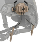 Кріплення адаптер на каску шолом HL-ACC-43-T для навушників Peltor/Earmor/Walkers tan - зображення 4