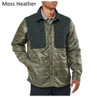 Утепленная тактическая рубашка 5.11 PENINSULA INSULATOR SHIRT JACKET 72123 XX-Large, Moss Heather - изображение 1