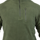 Флісовий светр Condor 1/4 Zip Fleece Pullover 607 X-Large, Олива (Olive) - зображення 2