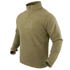 Флісовий пуловер Condor 1/4 Zip Fleece Pullover 607 Large, Coyote Brown