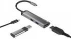 Hub USB-C NATEC Fowler Slim HDMI+USB Typ-A+USB Typ-C (NMP-1984) - obraz 2