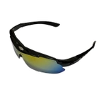 Очки спортивные защитные RockBros 5 комплектов линз black - изображение 3