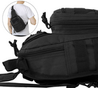 Тактическая нагрудная сумка Primo Sling однолямочная через плечо - Black - изображение 4