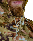 Тактичний військовий пончо, дощовик, плащ-намет з чохлом мультикам Brandit - зображення 3