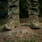 Водонепроницаемые ботинки (берцы) 45 размер (29 см) тактические (военные) треккинговые демисезонные Alligator Olive (Оливковые, Зеленые) M-tac - изображение 8