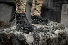 Водонепроницаемые ботинки (берцы) 41 размер (26,9 см) тактические (военные) треккинговые демисезонные Alligator Black (Черные) M-tac для ВСУ - изображение 2