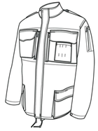 Тактическая куртка Tru-Spec 5 Star CCW Concealed Carry Field Jacket 1209 X-Large, Койот (Coyote) - зображення 3