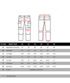 Военные тактические штаны PALADIN TACTICAL PANTS 101200 32/32, Чорний - изображение 2