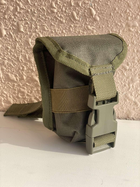 Подсумок тактический для гранаты универсальный с системой MOLLE 12×10×6 см хаки - изображение 4