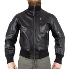 Куртка кожаная Бундесвер Sturm Mil-Tec Black 48 (Черный) - изображение 5