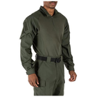 Сорочка под бронежилет 5.11 Tactical Rapid Assault Shirt 5.11 Tactical TDU Green, 2XL (Зеленый) - изображение 2