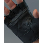 Кожаные рукавички без пальцев Sturm Mil-Tec Black M (Черный) Тактический - изображение 12