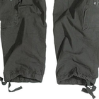 Штани SURPLUS AIRBORNE VINTAGE TROUSERS Surplus Raw Vintage Washed black, L (Митий чорний) - зображення 7