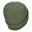 Шапка акрилова тонкої в'язки Beanie Cap Olive єдиний - изображение 3