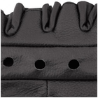 Рукавички шкіряні без пальців Sturm Mil-Tec Black S (Чорний) - зображення 10