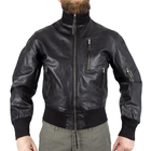 Куртка кожаная Бундесвер Sturm Mil-Tec Black 54 (Черный) - изображение 5