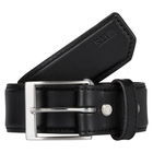 Пояс кожаный 5.11 Tactical Leather Casual Belt 5.11 Tactical Black 3XL (Черный) Тактический - изображение 1
