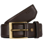 Пояс шкіряний 5.11 Tactical Leather Casual Belt 5.11 Tactical Classic Brown XL (Корчастий)