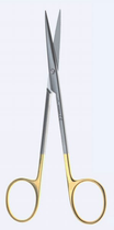 Ножниці Хірургічні Операційні зігнуті 12,5см - зображення 1