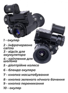 Прилад нічного бачення NVG10 Night Vision з кріпленням на шолом OWNV_10 - зображення 6