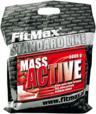 Гейнер FitMax Mass Active 5000 г Полуниця (5908264416290) - зображення 1